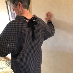 Tunic or blouse, Cotton, European styling